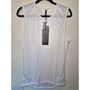 NWT Cuore of Switzerland Base Layer cycling Tank sleeveless top Mens 2XL White